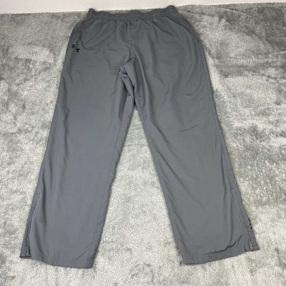 Under Armour Pants Mens Extra Large Gray Track Pants Athletic Relaxed Fit
